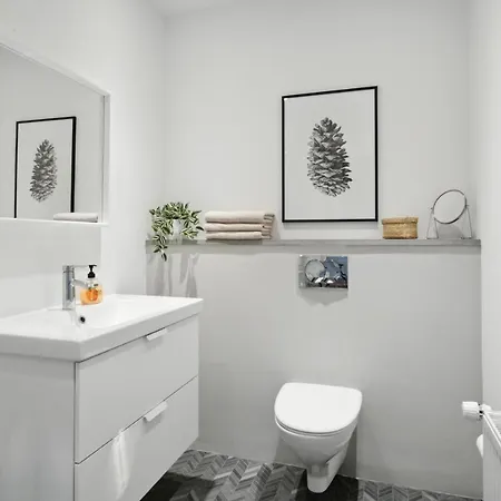 Daire 3-bedroom With Huge Terrace, Including Queen Size Beds Aalborg